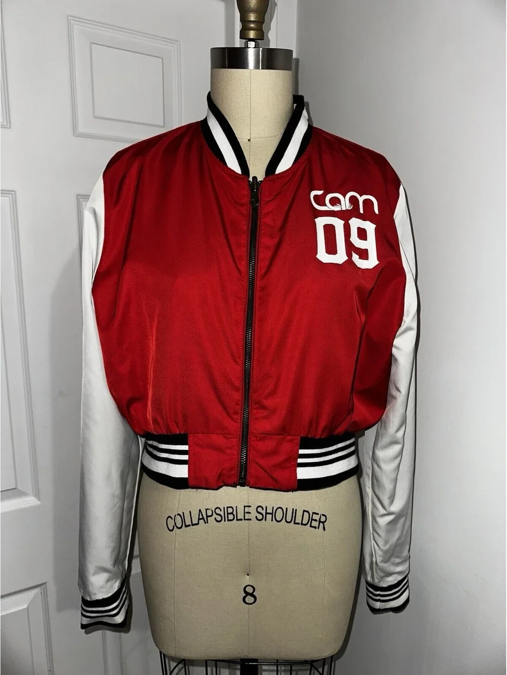 CAM Cannabis Merch Reversible Cropped Jacket Size XL